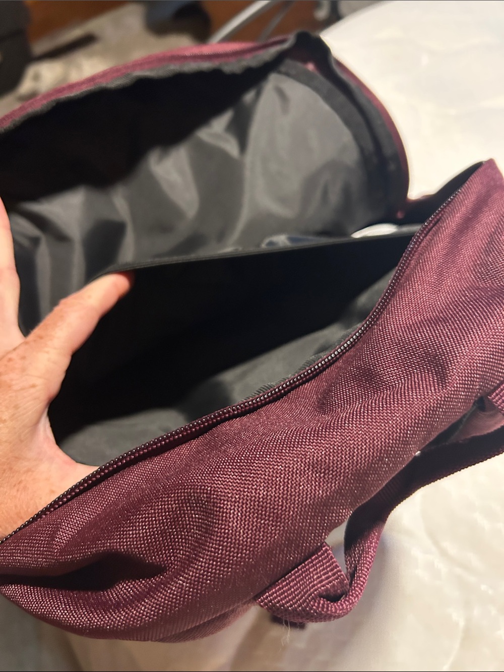 adidas Maroon Backpack - Picture 3 of 4